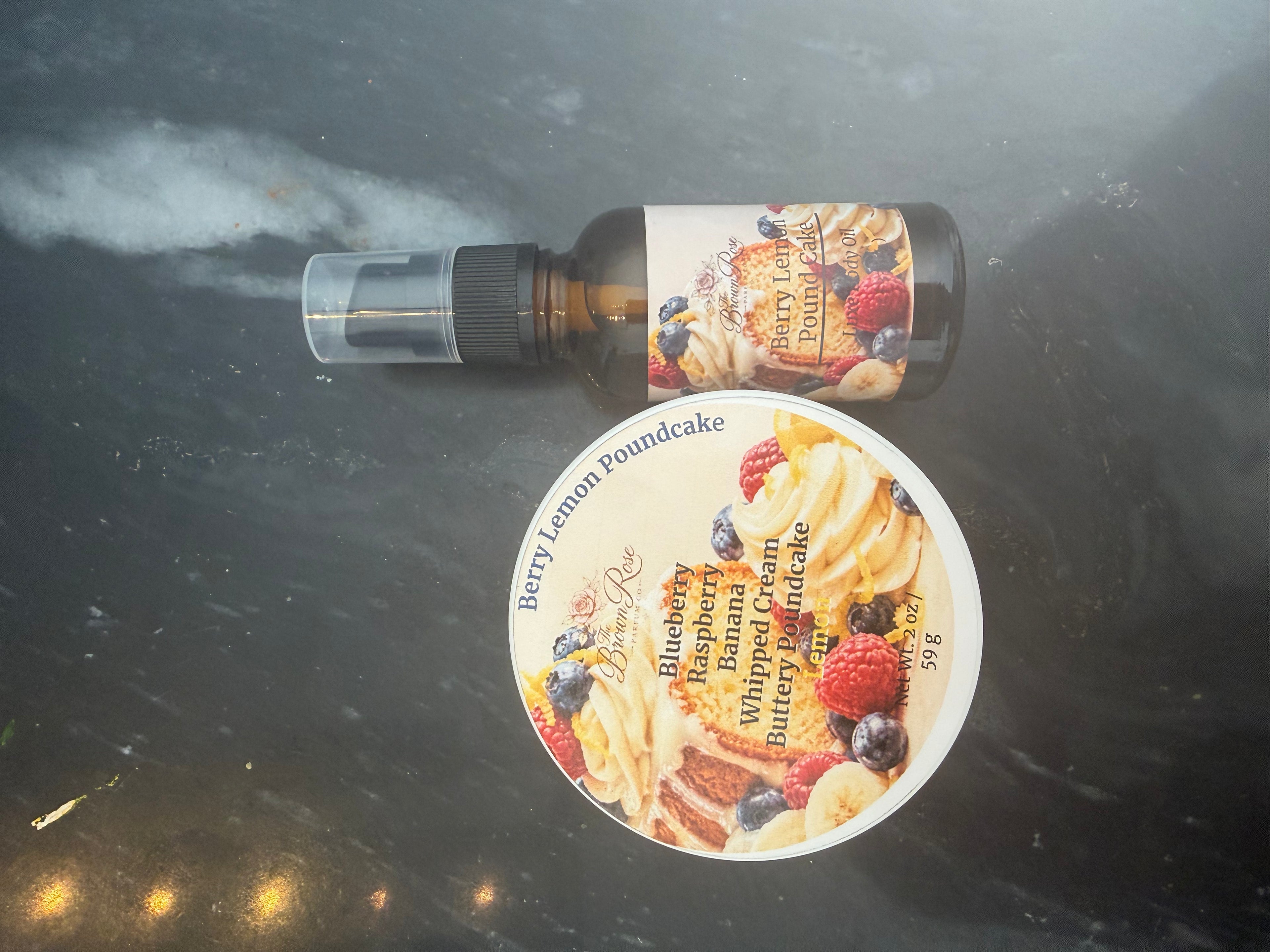 Gourmand Wars- Berry Lemon Poundcake Body Cream or Oil